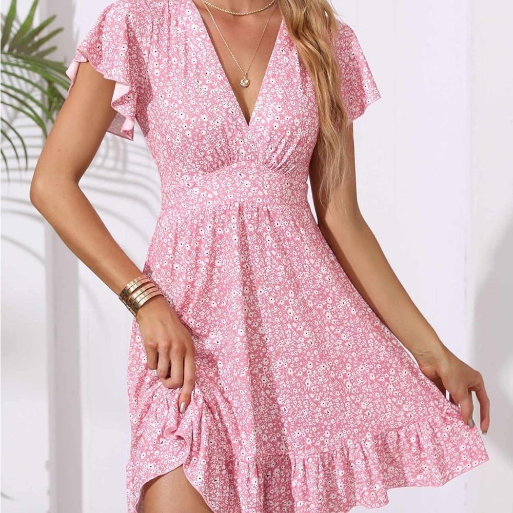 Floral Pink Dress